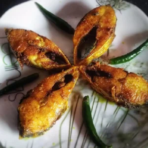 Ilish Bhaja (Fried Hilsa Fish)